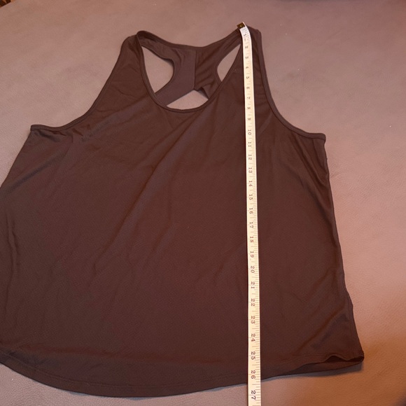 Brown Racerback Tank Top - Picture 2 of 5